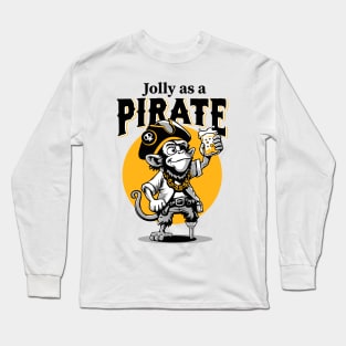 Jolly as a Pirate Long Sleeve T-Shirt